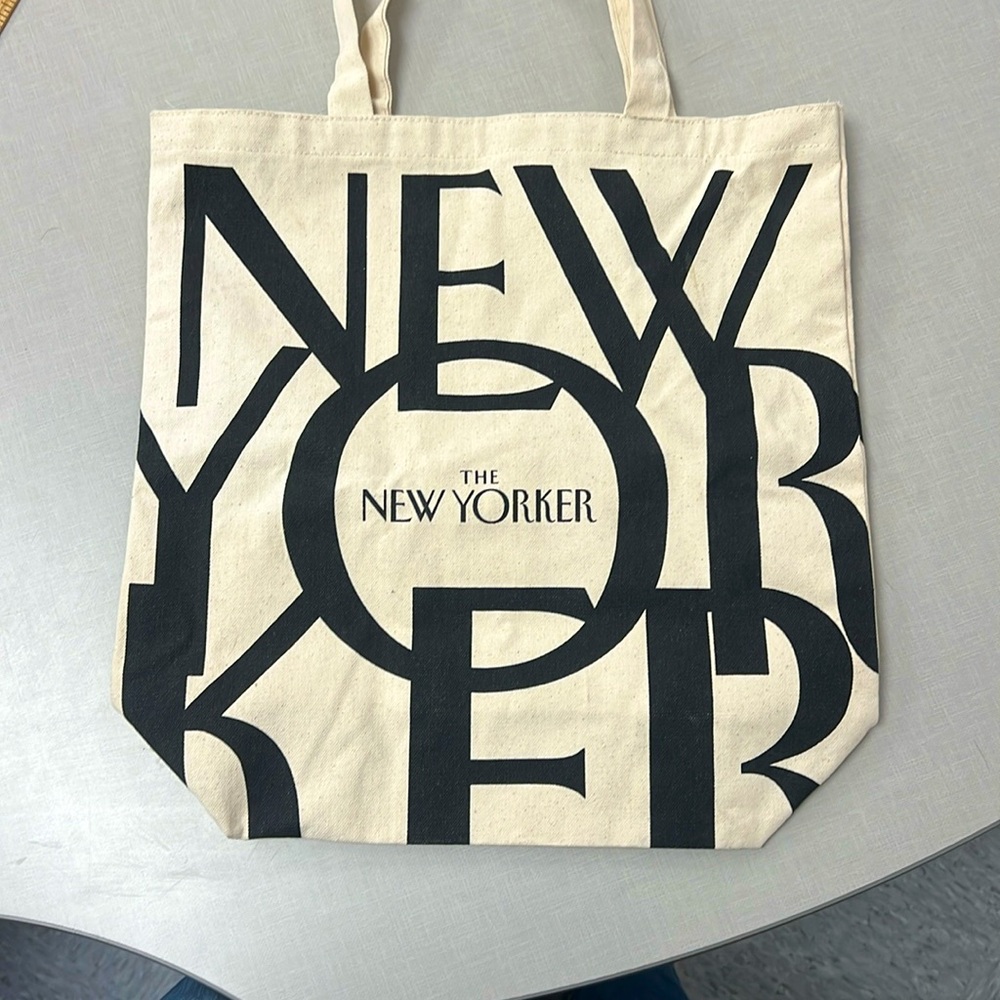 The New Yorker Magazine Canvas Tote